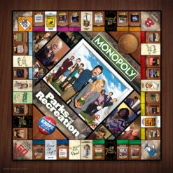 MONOPOLY®: Parks & Recreation -Game Sale Store MNParksandRec Graphics Gameboard