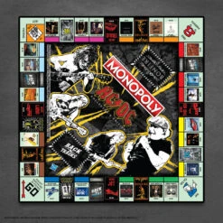 MONOPOLY®: AC/DC -Game Sale Store MN ACDC Graphics Gameboard
