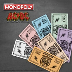 MONOPOLY®: AC/DC -Game Sale Store MN ACDC Graphics Money