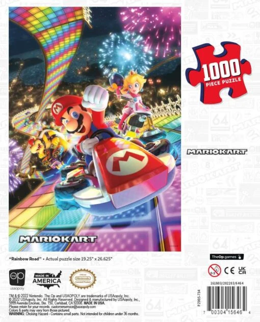 Mario Kart™ "Rainbow Road" 1,000 Piece Puzzle - Image 6