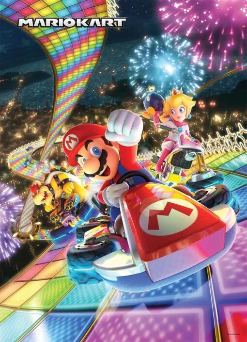 Mario Kart™ "Rainbow Road" 1,000 Piece Puzzle - Image 3