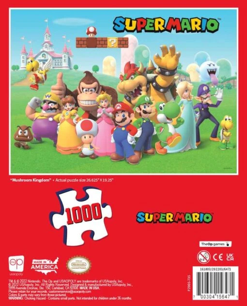 Super Mario™ "Mushroom Kingdom" 1,000 Piece Puzzle - Image 6