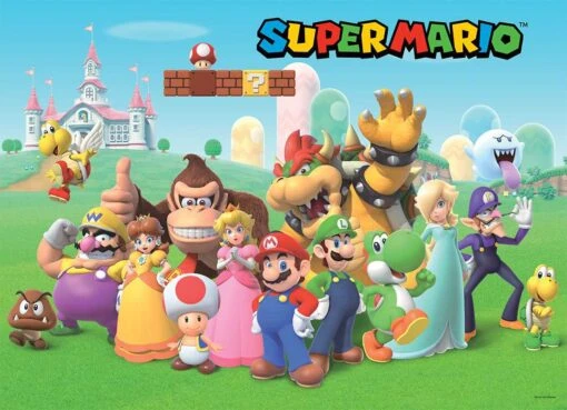 Super Mario™ "Mushroom Kingdom" 1,000 Piece Puzzle - Image 3