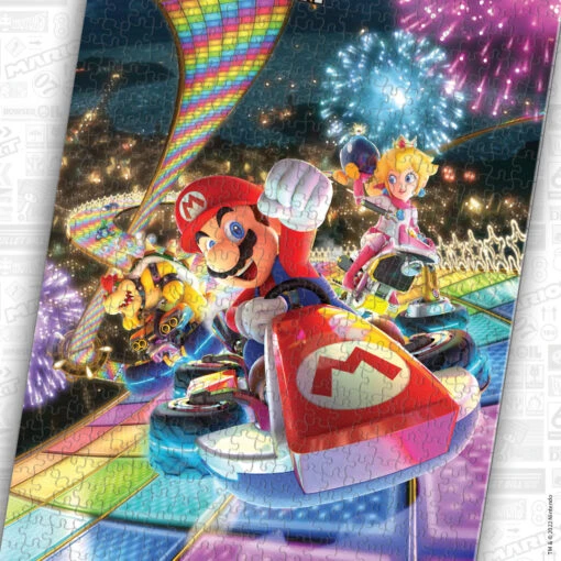 Mario Kart™ "Rainbow Road" 1,000 Piece Puzzle - Image 5