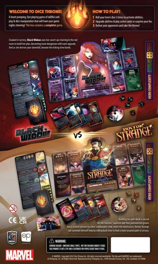 Marvel Dice Throne 2-Hero Box (Black Widow, Doctor Strange) - Image 7
