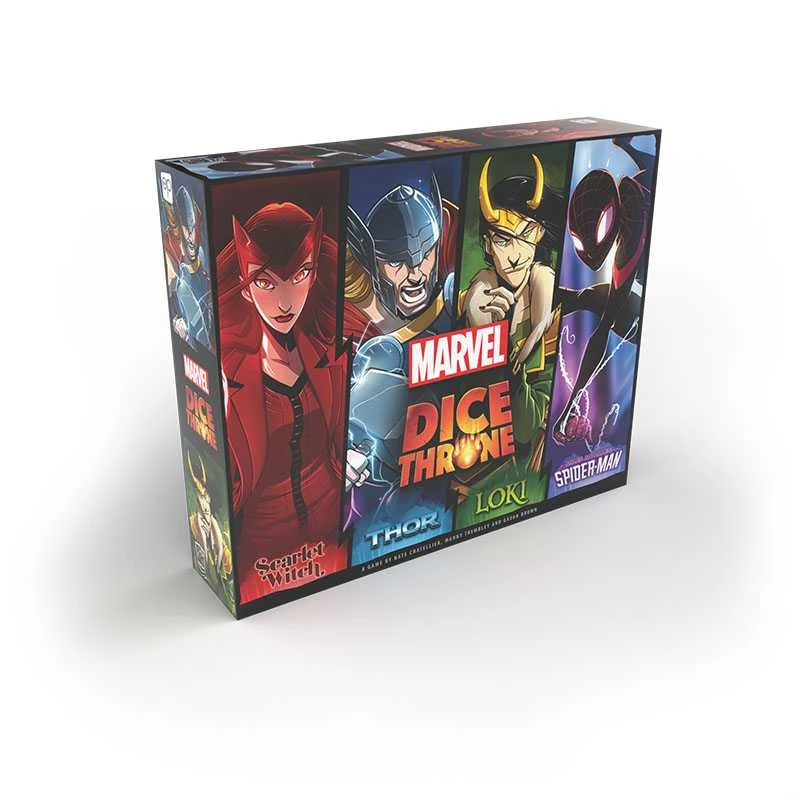 Marvel Dice Throne 4-Hero Box (Scarlet Witch, Thor, Loki, Spider-Man) 3 Marvel Dice Throne 4-Hero Box (Scarlet Witch, Thor, Loki, Spider-Man)