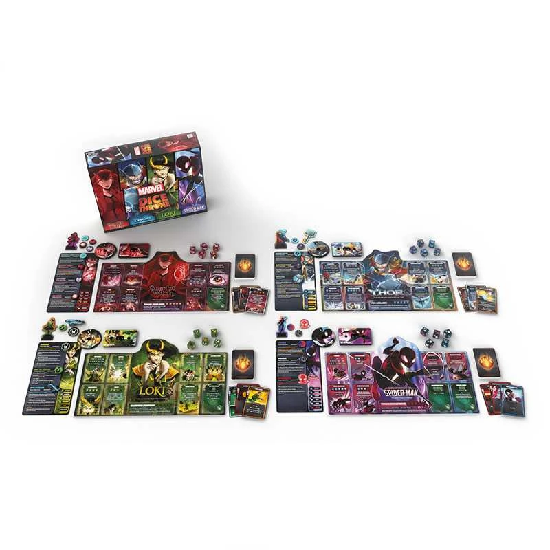 Marvel Dice Throne 4-Hero Box (Scarlet Witch, Thor, Loki, Spider-Man) 4 Marvel Dice Throne 4-Hero Box (Scarlet Witch, Thor, Loki, Spider-Man) - Image 2