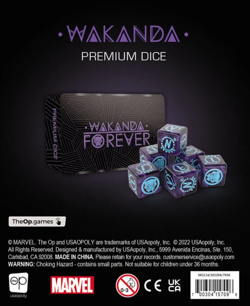 Marvel Black Panther Premium Dice Set - Image 5