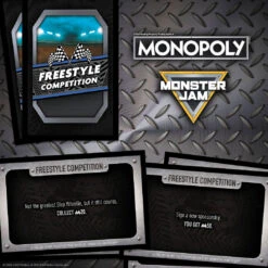 MONOPOLY®: Monster Jam™ 17 MONOPOLY®: Monster Jam™ -Game Sale Store Monster Jam MN cards chest resized