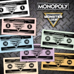 MONOPOLY®: Monster Jam™ 14 MONOPOLY®: Monster Jam™ -Game Sale Store Monster Jam MN money resized