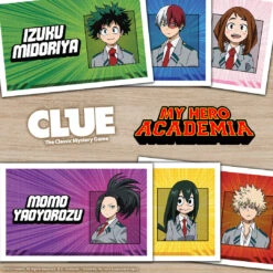 CLUE®: My Hero Academia 18 CLUE®: My Hero Academia -Game Sale Store My Hero Academia Clue cards character role