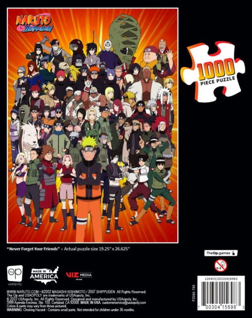 Naruto "Never Forget Your Friends" 1000 Piece Puzzle - Image 7