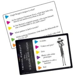 TRIVIAL PURSUIT®: Disney Tim Burton's The Nightmare Before Christmas Collector's Edition -Game Sale Store NBX Trivial Pursuit Cards