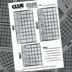 CLUE®: Naruto Shippuden -Game Sale Store Naruto Clue 2023 score pad