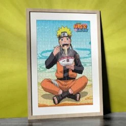 Naruto "Ramen Time" 1000 Piece Puzzle -Game Sale Store Naruto Ramen Time 1k PZ framed graphic