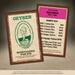 MONOPOLY®: National Parks Edition 22 MONOPOLY®: National Parks Edition -Game Sale Store NationalParks MN 2020 cards graphic3