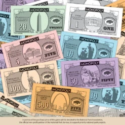 MONOPOLY®: National Parks Edition 18 MONOPOLY®: National Parks Edition -Game Sale Store NationalParks MN 2020 money graphic