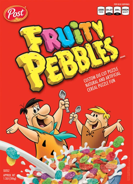 Post Cereal "Fruity Pebbles" 1000 Piece Puzzle - Image 3