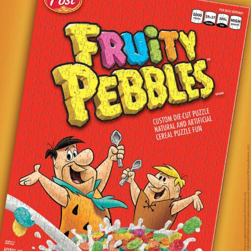 Post Cereal "Fruity Pebbles" 1000 Piece Puzzle - Image 4