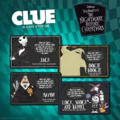 CLUE®: Disney Tim Burton's The Nightmare Before Christmas -Game Sale Store PowerCards