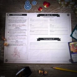 Quests Of Yore: Barley's Edition -Game Sale Store QoY photo CharSheet3 Square