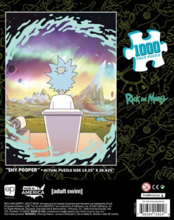 Rick And Morty™ "Shy Pooper" 1000 Piece Puzzle -Game Sale Store RM Shy Pooper 1000k PZ 20 flatbb web