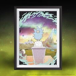 Rick And Morty™ "Shy Pooper" 1000 Piece Puzzle -Game Sale Store Rick and Morty Shy Pooper 1k PZ framed2
