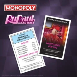 MONOPOLY®: RuPaul’s Drag Race -Game Sale Store RuPaul MN Graphic Deeds