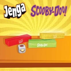 JENGA®: Scooby-Doo™ Edition -Game Sale Store Scooby Doo Jenga blocks detail 2