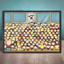 South Park "Go Cows!" 1000 Piece Puzzle -Game Sale Store South Park Go Cows 1k PZ Framed