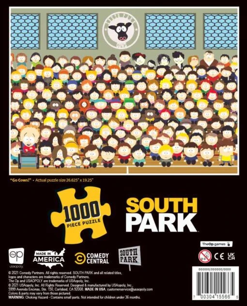 South Park "Go Cows!" 1000 Piece Puzzle - Image 7