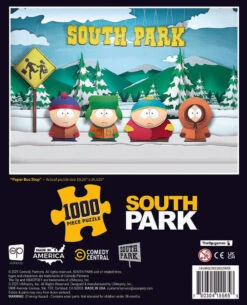 South Park "Paper Bus Stop" 1000 Piece Puzzle -Game Sale Store South Park Paper Stop 2021 1k PZ flatbb WEB