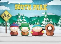 South Park "Paper Bus Stop" 1000 Piece Puzzle -Game Sale Store South Park Paper Stop 2021 1k PZ image WEB