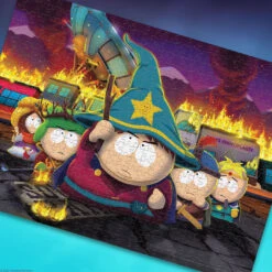 South Park "The Stick Of Truth" 1,000 Piece Puzzle -Game Sale Store SouthParkStickofTruthPZ graphic puzzle