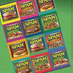 SPAM® Brand "Sizzle. Pork. And. Mmm.®" 1000 Piece Puzzle -Game Sale Store Spam Sizzle Pork mmm 1kPZ Puzzle graphic