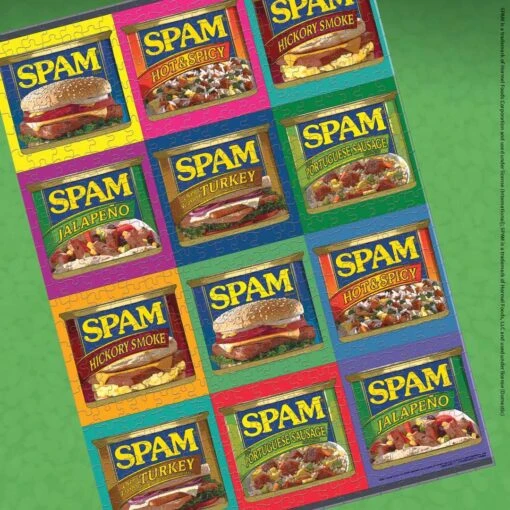 SPAM® Brand "Sizzle. Pork. And. Mmm.®" 1000 Piece Puzzle - Image 5