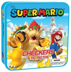 CHECKERS & TIC TAC TOE: Super Mario Vs. Bowser