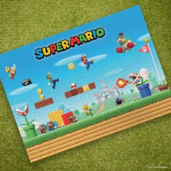 "Super Mario Mayhem" 1,000 Piece Puzzle -Game Sale Store SuperMarioMayhem 1kPuz Graphic PuzzleImage