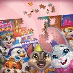 Sweet Escapes "Buzz’s Birthday" 1000 Piece Puzzle -Game Sale Store Sweet Escapes Buzz Bday 1k PZ puzzle w pieces