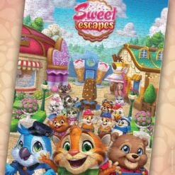 Sweet Escapes "Welcome To Sweet Escapes" 1000 Piece Puzzle -Game Sale Store Sweet Escapes Welcome To 1k PZ puzzle