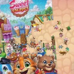 Sweet Escapes "Welcome To Sweet Escapes" 1000 Piece Puzzle -Game Sale Store Sweet Escapes Welcome To 1k PZ puzzle w pieces