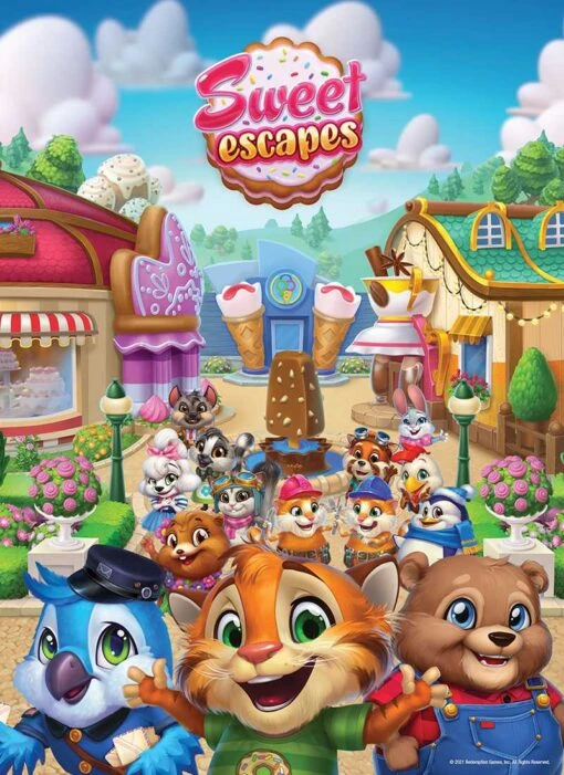 Sweet Escapes "Welcome To Sweet Escapes" 1000 Piece Puzzle - Image 3
