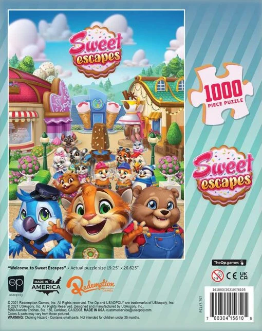 Sweet Escapes "Welcome To Sweet Escapes" 1000 Piece Puzzle - Image 7