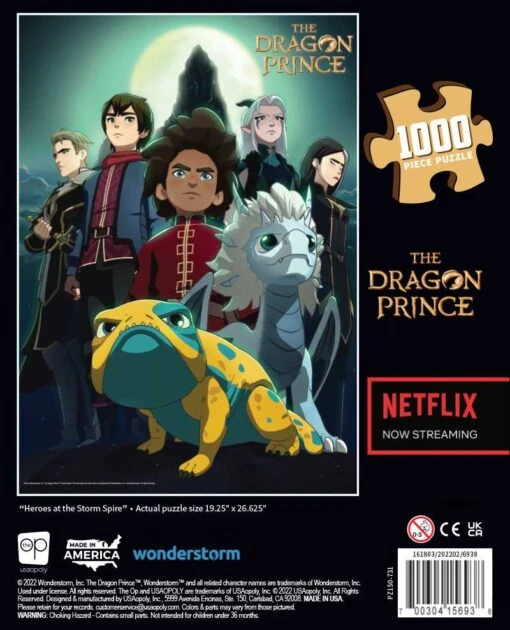 The Dragon Prince "Heroes At The Storm Spire" 1000 Piece Puzzle - Image 6