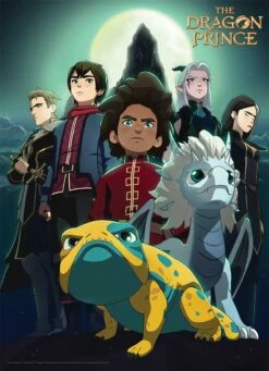 The Dragon Prince "Heroes At The Storm Spire" 1000 Piece Puzzle -Game Sale Store TDP Puzzle Heroes 1k PZ image