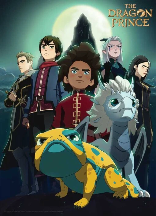 The Dragon Prince "Heroes At The Storm Spire" 1000 Piece Puzzle - Image 3