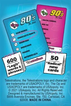 Telestrations 80s & 90s Expansion Pack -Game Sale Store TE 80s AND 90s BB