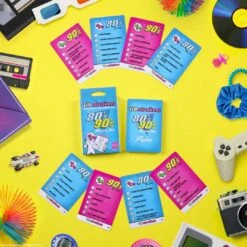 Telestrations 80s & 90s Expansion Pack -Game Sale Store TE Exp photo BT and cards themed square