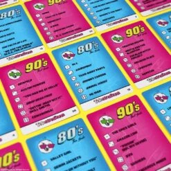 Telestrations 80s & 90s Expansion Pack -Game Sale Store TE Exp photo card grid square