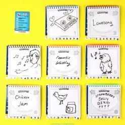 Telestrations 80s & 90s Expansion Pack -Game Sale Store TE Exp photo drawings Mix Tapes resized